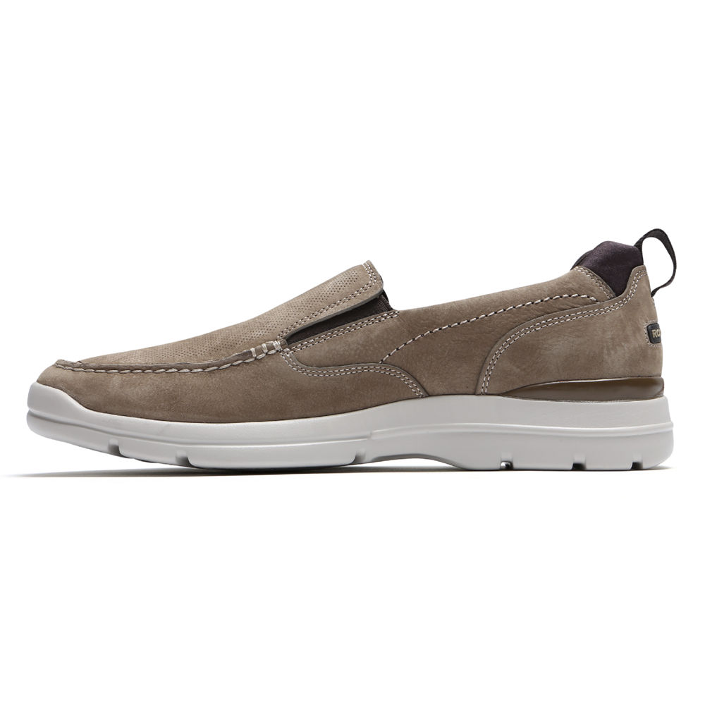 Rockport Mens City Edge - Slip-On Grey - ZEH739421